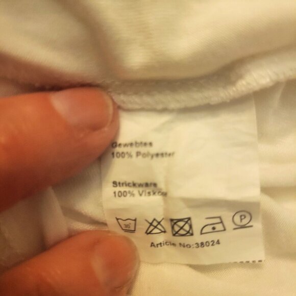 Dolce Vita Off-White Lace Overlay Long Sleeve Blouse - Size M - Picture 8 of 8